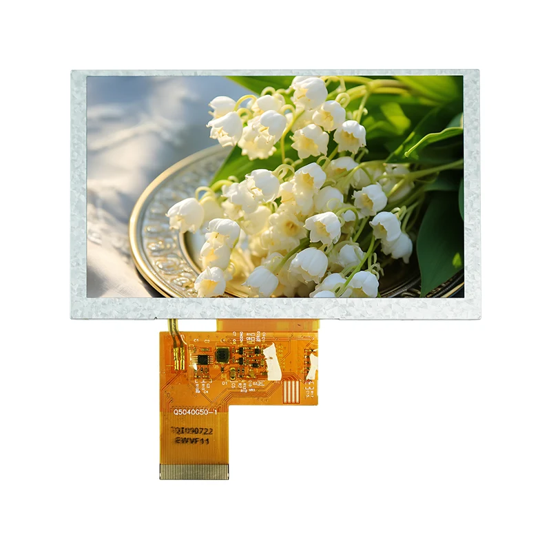5.0 'Normalde Beyaz Renkli TFT LCD Ekran Modülü